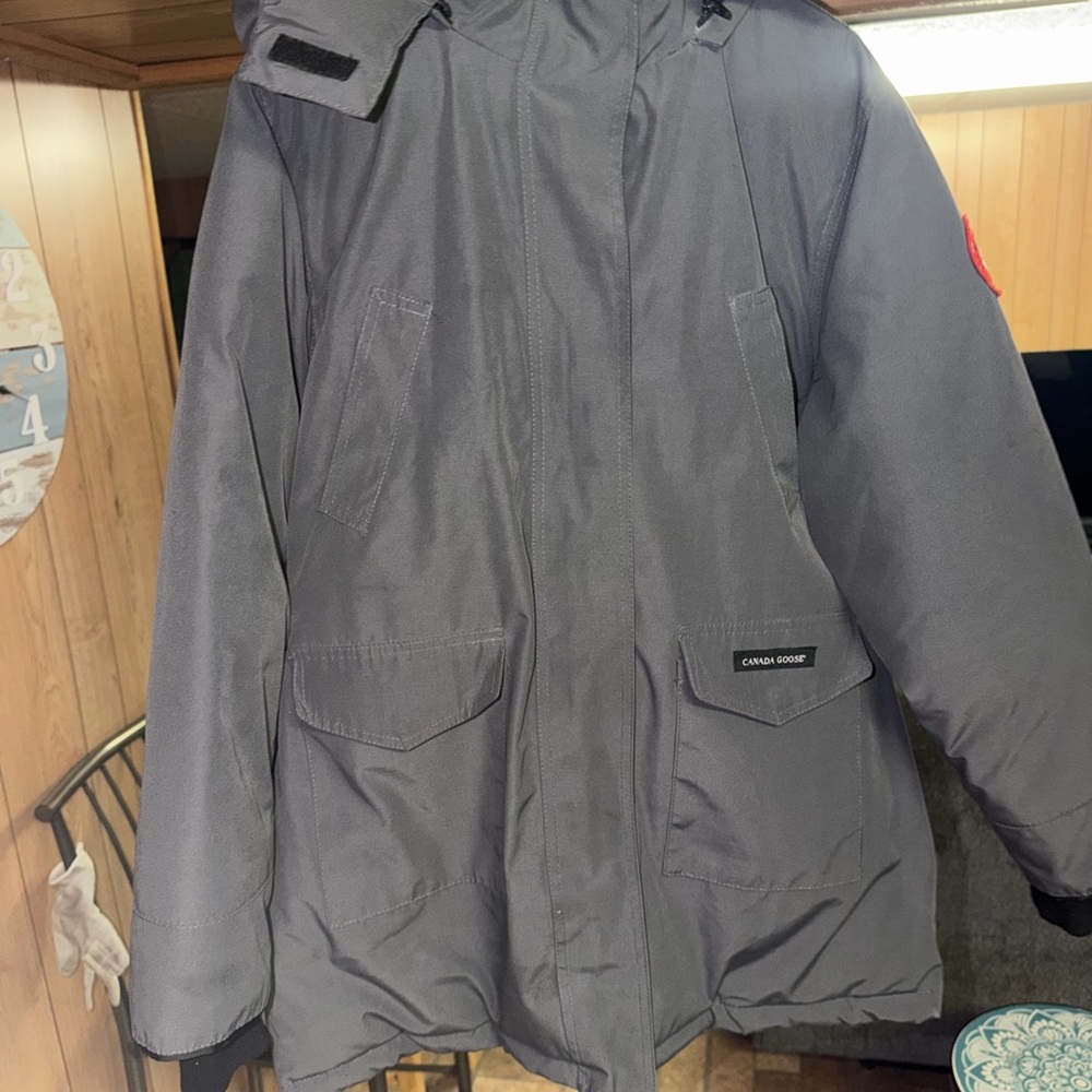Canada Goose Men's Dark Gray Puffer Parka